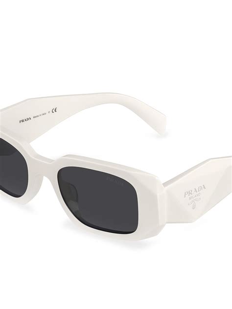 white prada subglasses|prada sunglasses white and black.